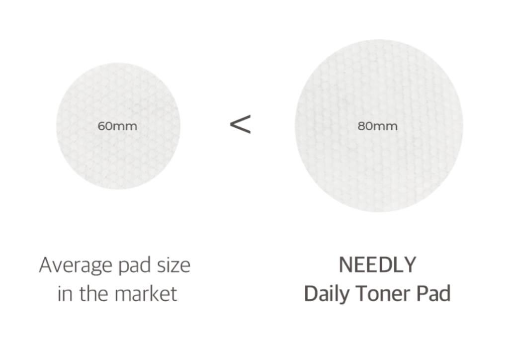 needly daily toner pad review-Packaging & Size:
