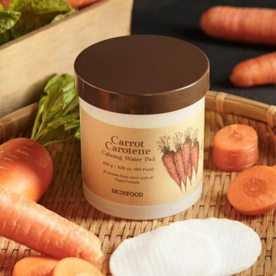 SKINFOOD carrot carotene calming water pad