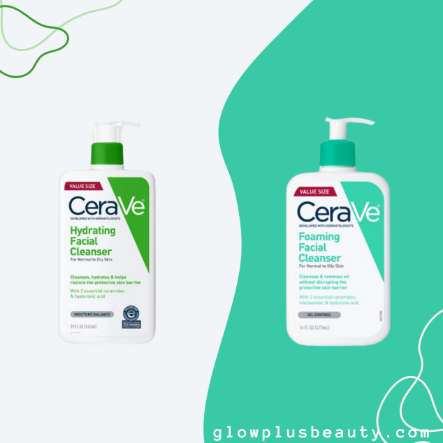 CeraVe Hydrating Cleanser vs. CeraVe Foaming Cleanser
