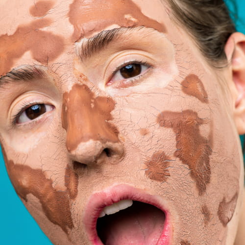 Red clay brightens and evens out your skin tone